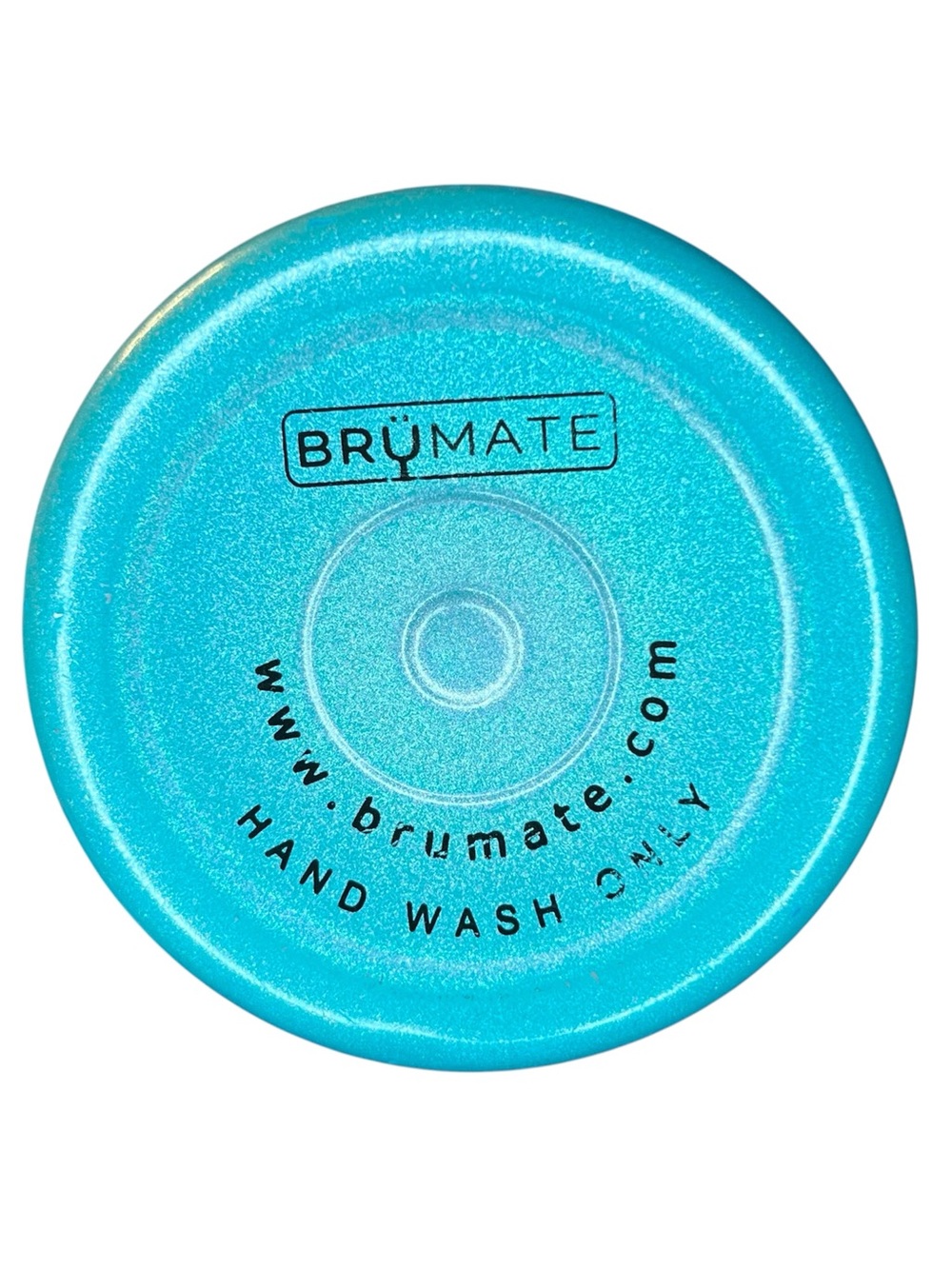 BrüMate Winesulator Turquoise Shimmer Glitter Peacock Canteen Trio With 2 Cups - Picture 5 of 6